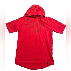 Nike Chicago Bulls Short Sleeve Pullover Shooting Shirt Men’s Medium